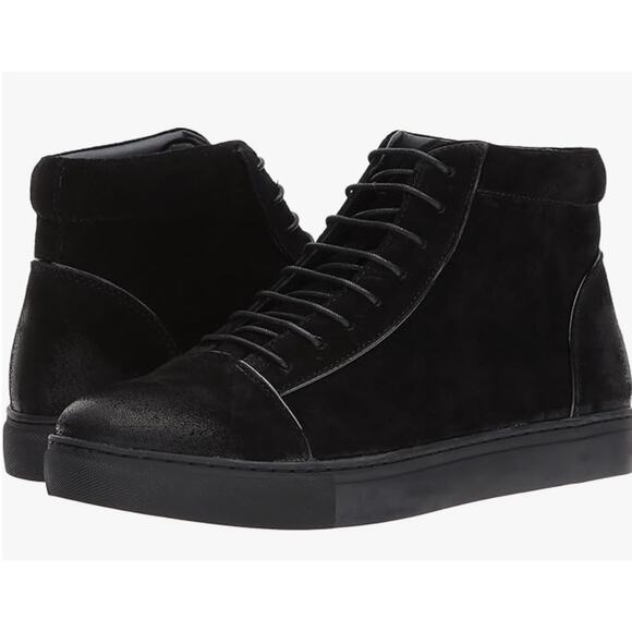 English Laundry Men Grundy Sneaker Boots 8 Black Suede Leather NWT Chukka Combat main image 7